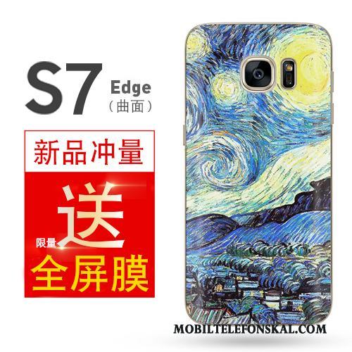 Samsung Galaxy S7 Edge Kreativa Färg Skal Telefon Skydd Personlighet Fodral Stjärna