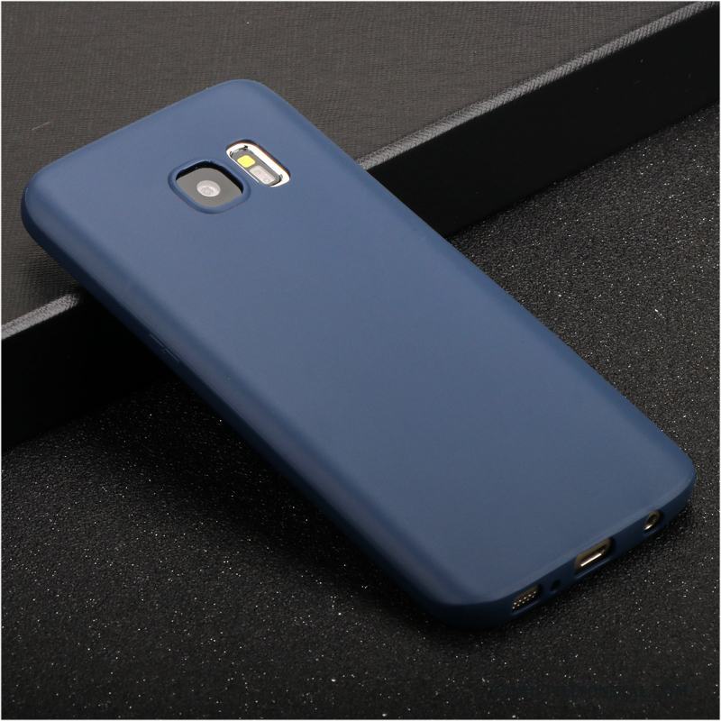 Samsung Galaxy S7 Edge Mjuk Fallskydd Slim Skal Telefon Personlighet Nubuck Silikon