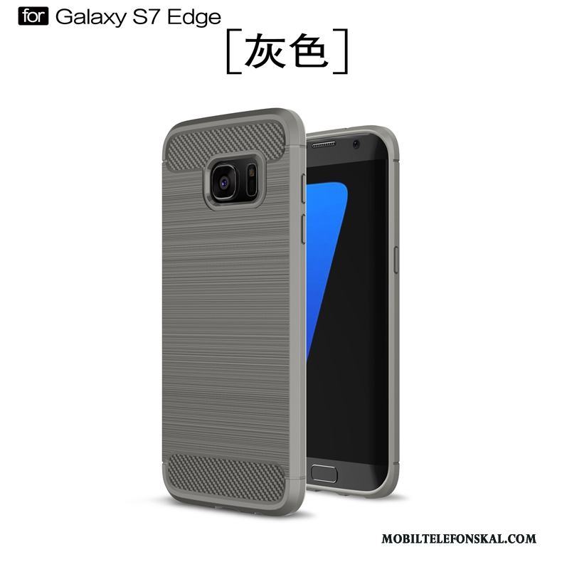 Samsung Galaxy S7 Edge Mjuk Silke Mönster Silikon Skydd Skal Telefon Stjärna