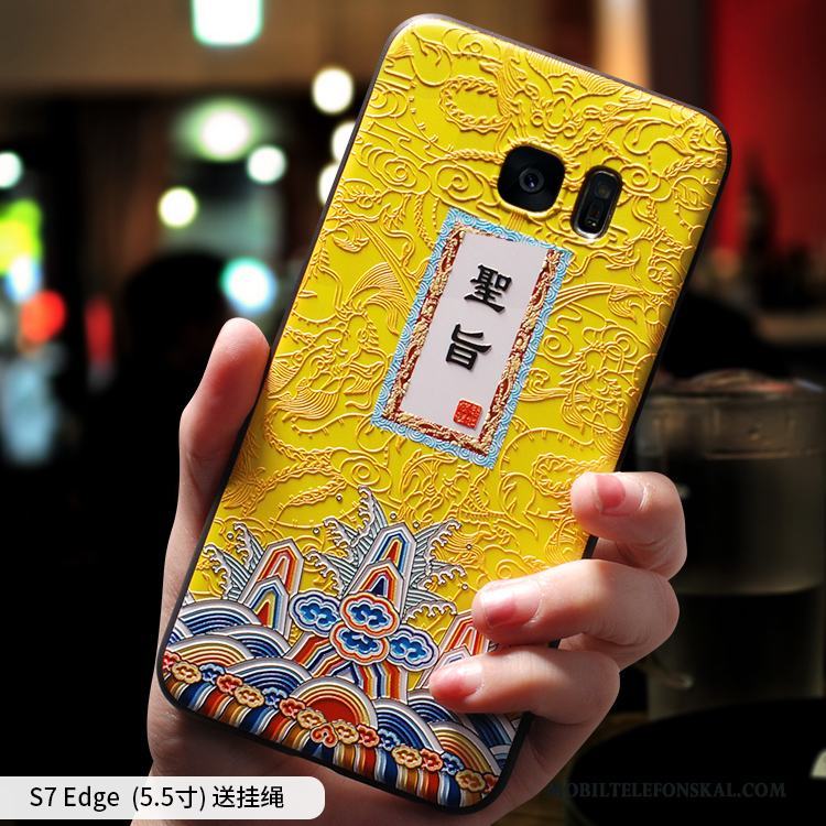 Samsung Galaxy S7 Edge Mjuk Trend Silikon Personlighet All Inclusive Skal Telefon Kreativa
