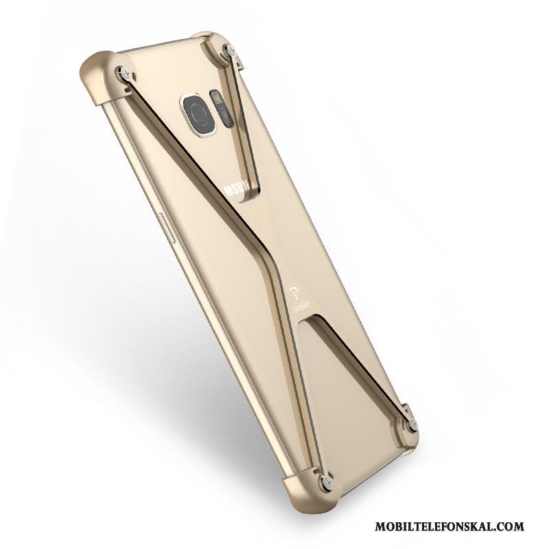 Samsung Galaxy S7 Edge Ring Fodral Frame Stjärna Skal Metall Telefon