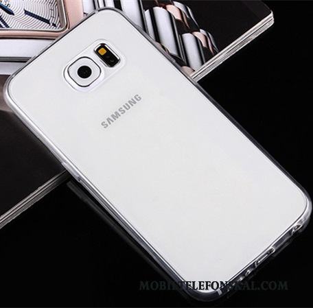 Samsung Galaxy S7 Edge Silver Skydd All Inclusive Silikon Fodral Skal Telefon Fallskydd