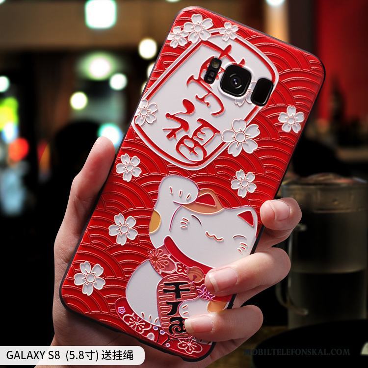 Samsung Galaxy S7 Edge Skal Rikedom Kreativa Personlighet Röd Mjuk Stjärna Trend Varumärke