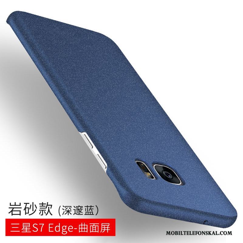 Samsung Galaxy S7 Edge Stjärna Skal Telefon Slim Guld All Inclusive Enkel Fallskydd