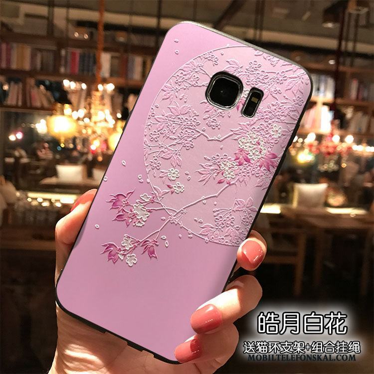 Samsung Galaxy S7 Fodral Personlighet Vind Stjärna Hängsmycken Rosa Skal