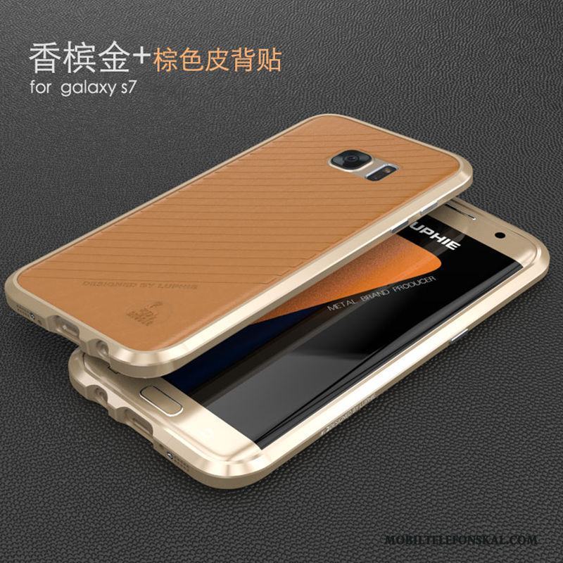 Samsung Galaxy S7 Frame Skydd Stjärna Fallskydd Metall Skal Telefon