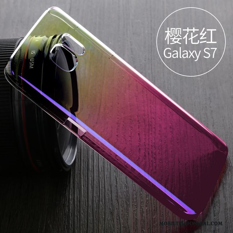 Samsung Galaxy S7 Kreativa Stjärna Personlighet Fallskydd Skal Telefon Blå Fodral