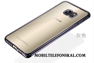 Samsung Galaxy S7 Skal Guld Stjärna Mjuk Fodral Silikon Plating