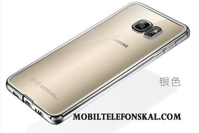 Samsung Galaxy S7 Skal Guld Stjärna Mjuk Fodral Silikon Plating