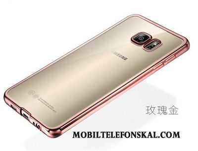 Samsung Galaxy S7 Skal Guld Stjärna Mjuk Fodral Silikon Plating