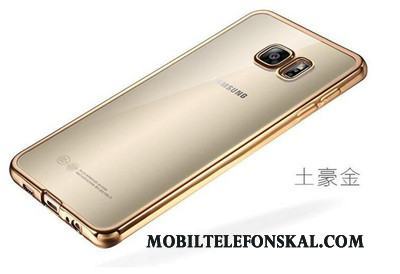 Samsung Galaxy S7 Skal Guld Stjärna Mjuk Fodral Silikon Plating