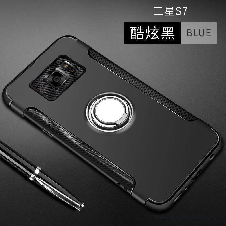 Samsung Galaxy S7 Skal Telefon All Inclusive Silikon Personlighet Fallskydd Stjärna Grå