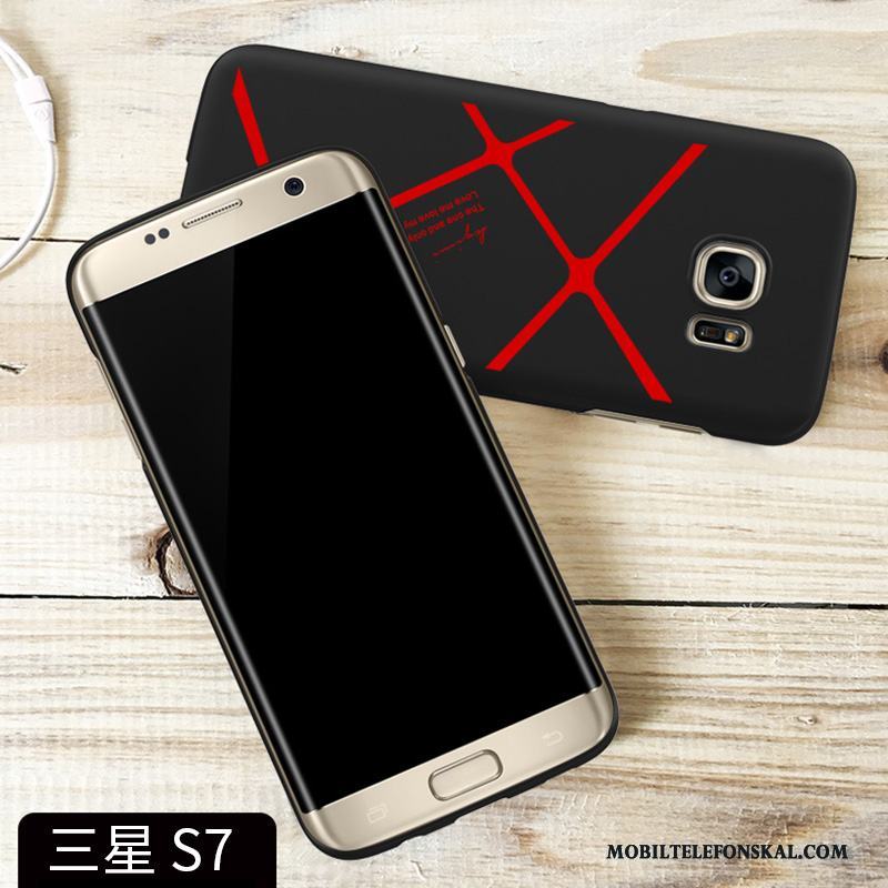 Samsung Galaxy S7 Skal Telefon Fallskydd Stjärna Fodral Gul