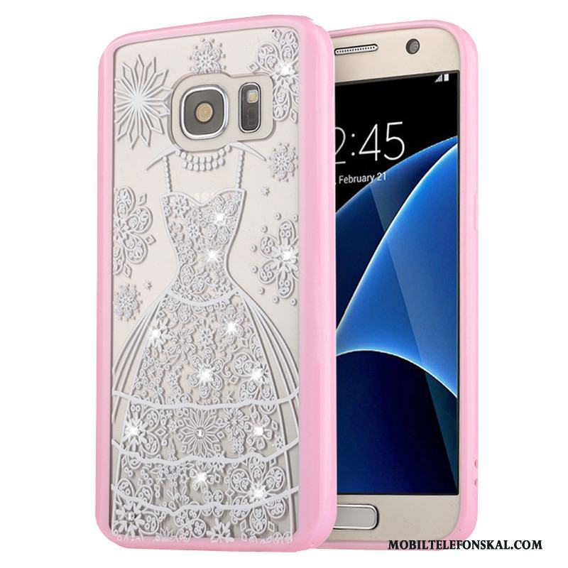 Samsung Galaxy S7 Skal Telefon Mjuk Skydd Mobil Telefon Stjärna Silikon