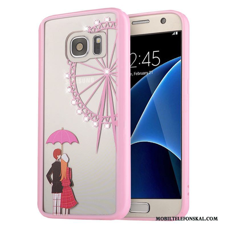 Samsung Galaxy S7 Skal Telefon Mjuk Skydd Mobil Telefon Stjärna Silikon