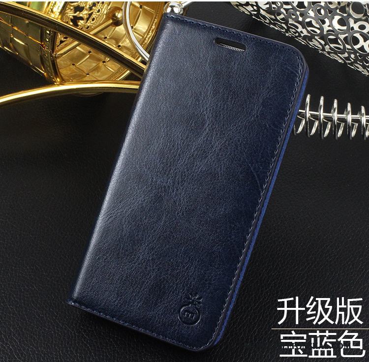Samsung Galaxy S8+ Blå All Inclusive Clamshell Fallskydd Fodral Läderfodral Skal Telefon