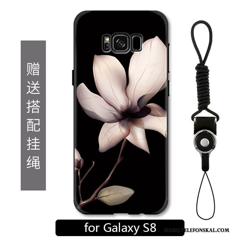 Samsung Galaxy S8 Fallskydd Fodral Skal Telefon Blommor Lyxiga Färg Stjärna