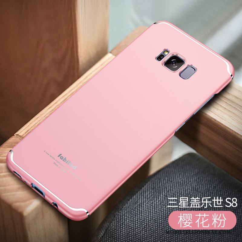 Samsung Galaxy S8 Fallskydd Nubuck Purpur Blå Stjärna Skal Telefon Hård