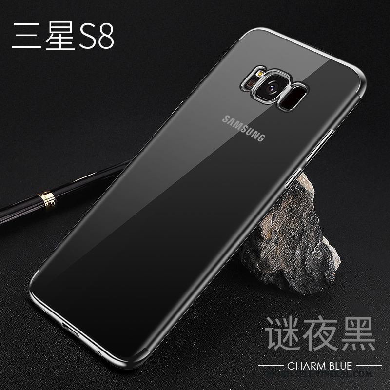 Samsung Galaxy S8 Fallskydd Skal Telefon Silikon All Inclusive Transparent Röd Mjuk