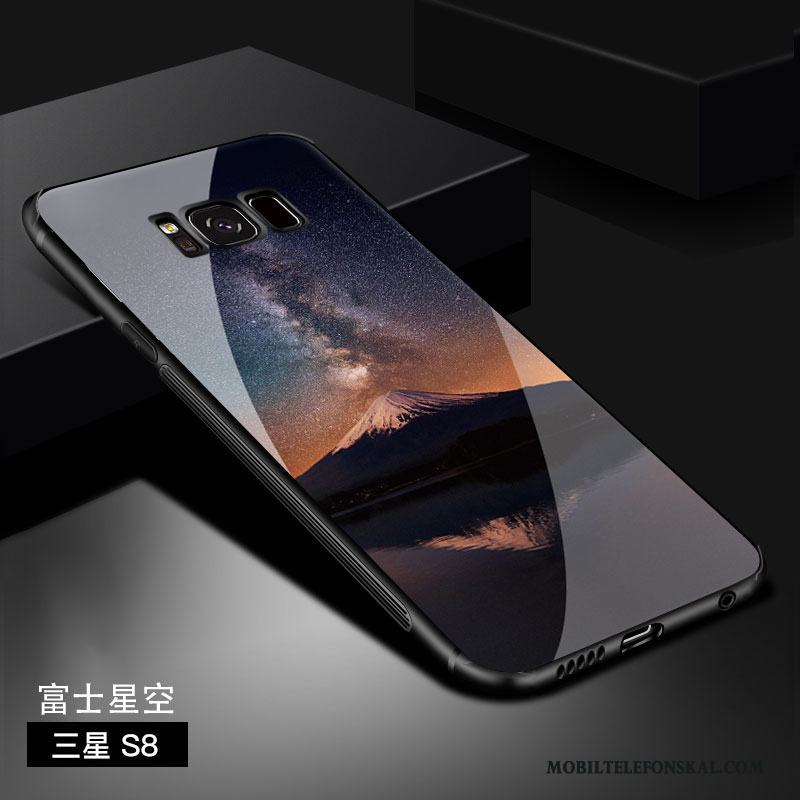 Samsung Galaxy S8 Fallskydd Slim Trend Personlighet Skal Telefon Glas Kreativa