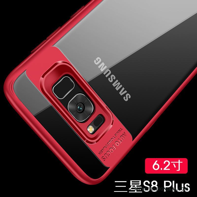 Samsung Galaxy S8+ Fodral Fallskydd Rosa Skal Telefon Silikon Stjärna