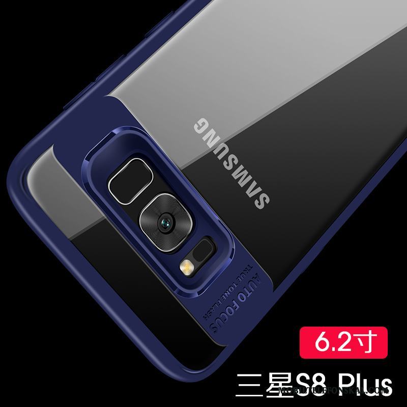 Samsung Galaxy S8+ Fodral Fallskydd Rosa Skal Telefon Silikon Stjärna