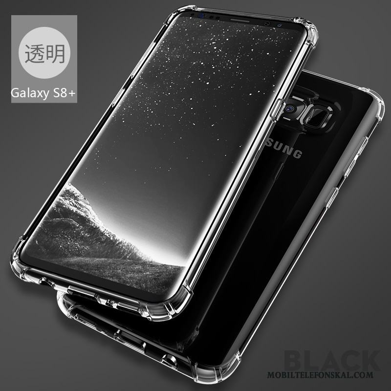 Samsung Galaxy S8+ Fodral Stjärna Skydd Transparent Mjuk Skal Telefon Tunn