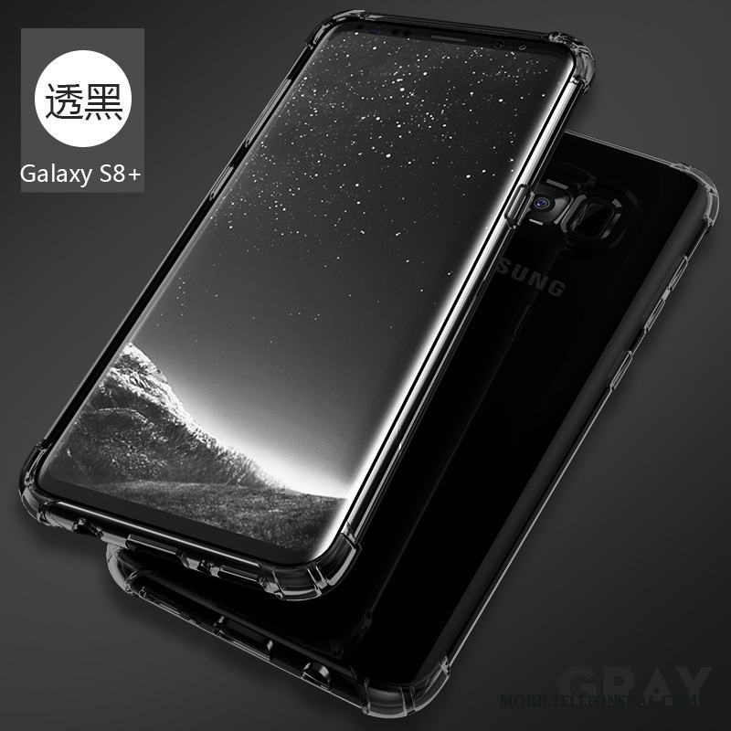 Samsung Galaxy S8+ Fodral Stjärna Skydd Transparent Mjuk Skal Telefon Tunn