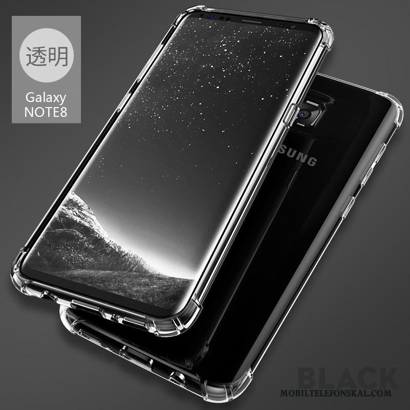 Samsung Galaxy S8+ Fodral Stjärna Skydd Transparent Mjuk Skal Telefon Tunn