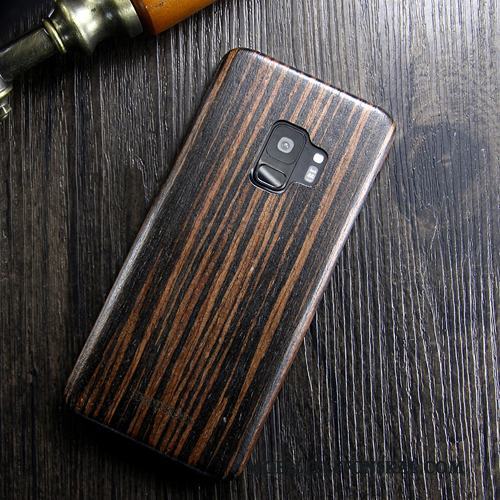 Samsung Galaxy S8 Fodral Trend Varumärke Massivt Trä Skal Telefon Skydd Slim Wood