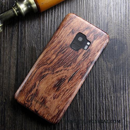 Samsung Galaxy S8 Fodral Trend Varumärke Massivt Trä Skal Telefon Skydd Slim Wood