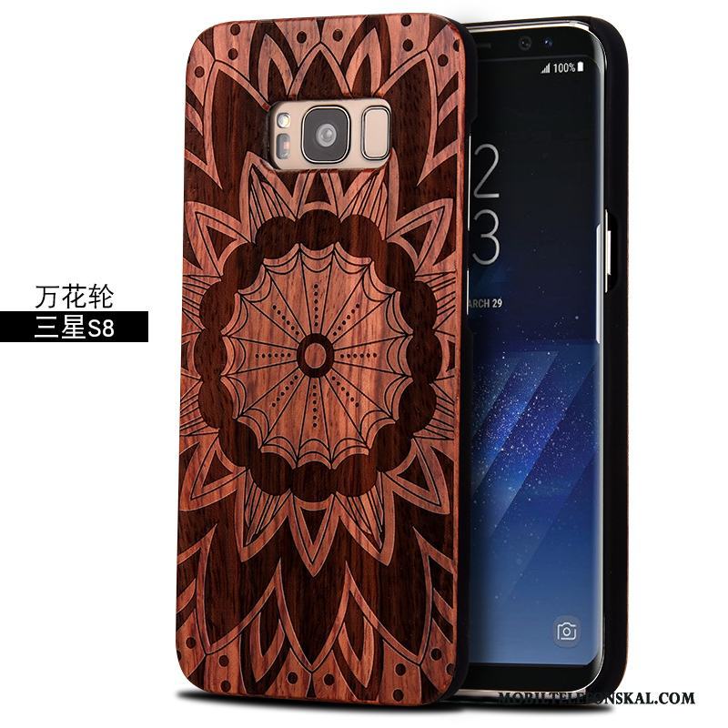 Samsung Galaxy S8 Hård Fallskydd Trend Träsnideri Totem Skal Stjärna