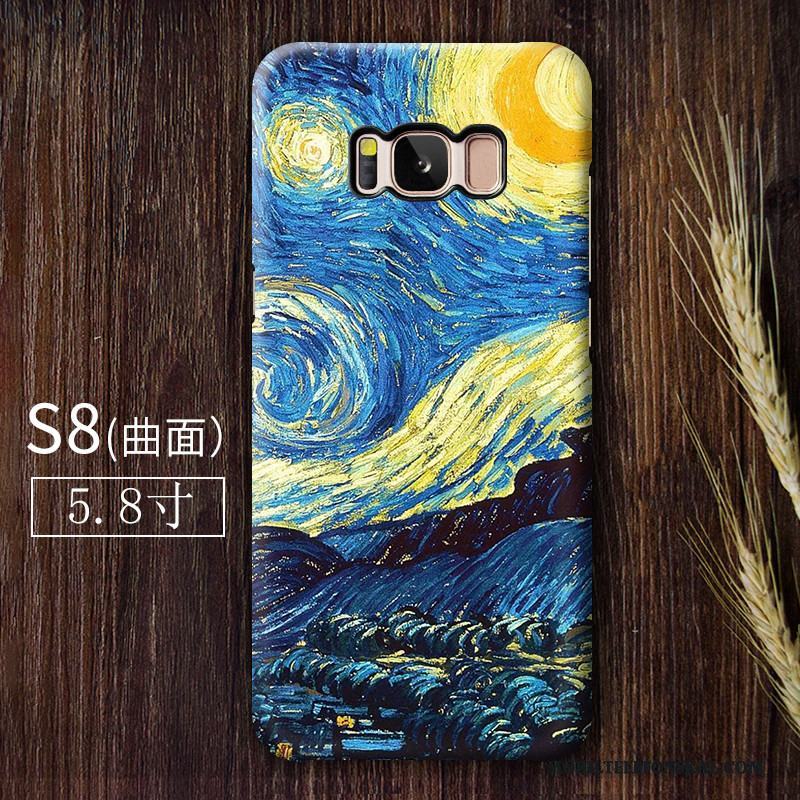 Samsung Galaxy S8 Hård Skal Telefon Grön Trend Fallskydd Hög Retro