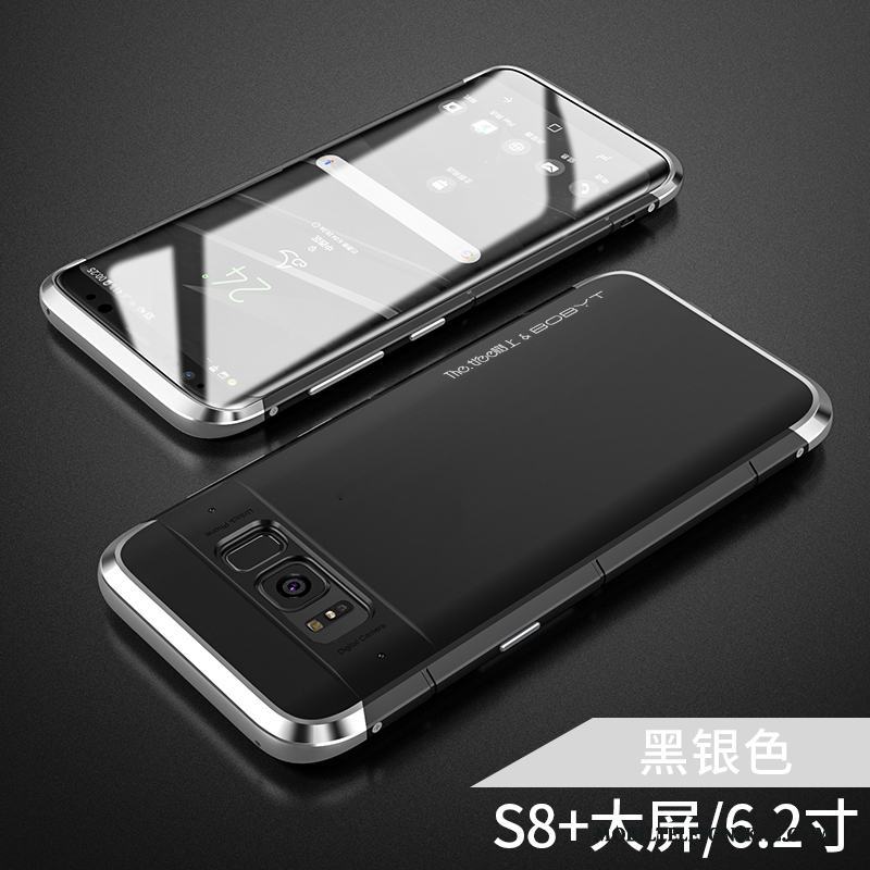Samsung Galaxy S8+ Kreativa Fallskydd Purpur Stjärna Skal Telefon Personlighet Metall