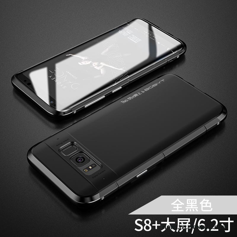 Samsung Galaxy S8+ Kreativa Fallskydd Purpur Stjärna Skal Telefon Personlighet Metall
