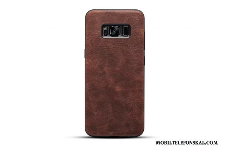 Samsung Galaxy S8 Mobil Telefon Skal Telefon Fodral Mönster Mjuk Skydd Läder