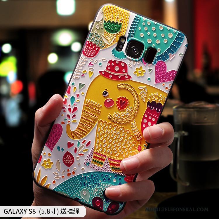 Samsung Galaxy S8 Rosa Stjärna Skal Telefon Fallskydd Kreativa All Inclusive Silikon