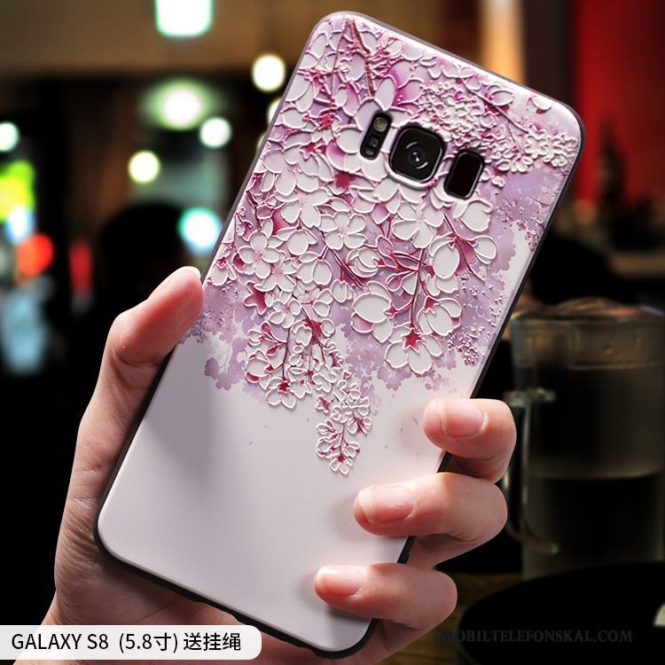 Samsung Galaxy S8 Silikon Fallskydd Kinesisk Stil Kreativa Personlighet All Inclusive Skal Telefon