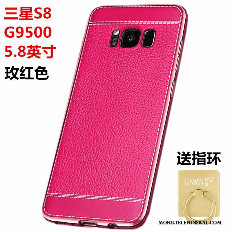 Samsung Galaxy S8 Skal Telefon Mönster Skydd Läder Silikon Mobil Telefon Stjärna