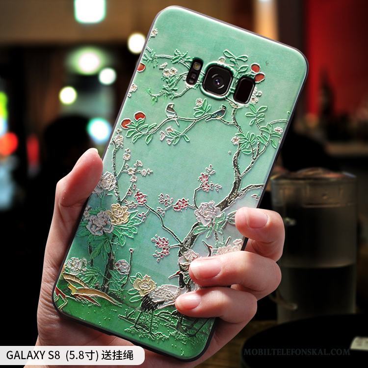 Samsung Galaxy S8+ Skal Telefon Personlighet Stjärna Kreativa Fallskydd Silikon Rosa