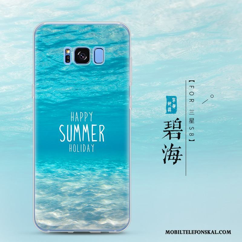 Samsung Galaxy S8 Skal Telefon Silikon Transparent Stjärna Fallskydd Kreativa Fodral