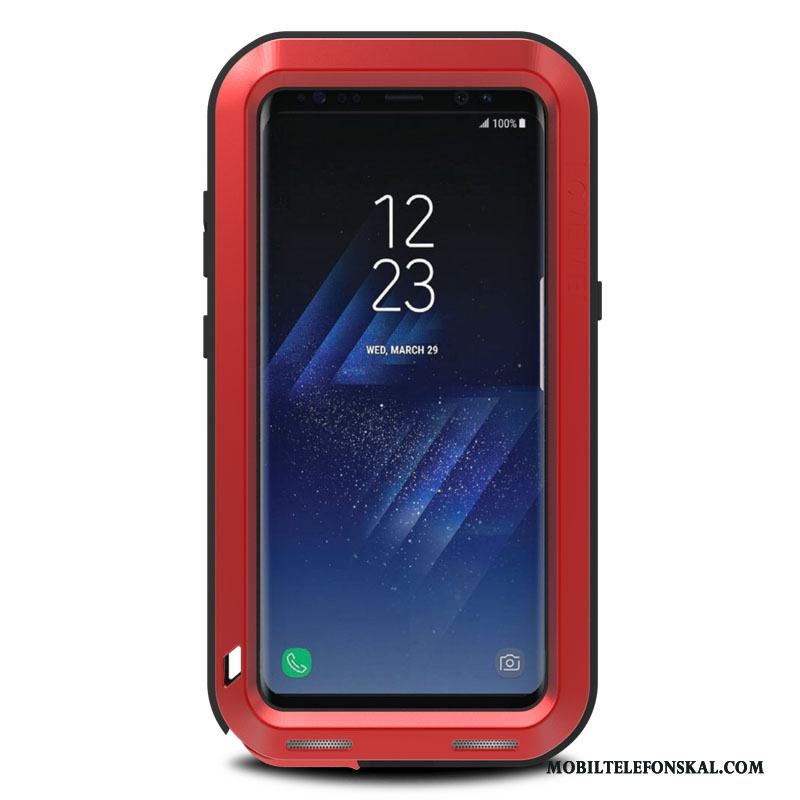 Samsung Galaxy S8+ Skal Tre Försvar Stjärna Grå Mobil Telefon Skydd Fallskydd