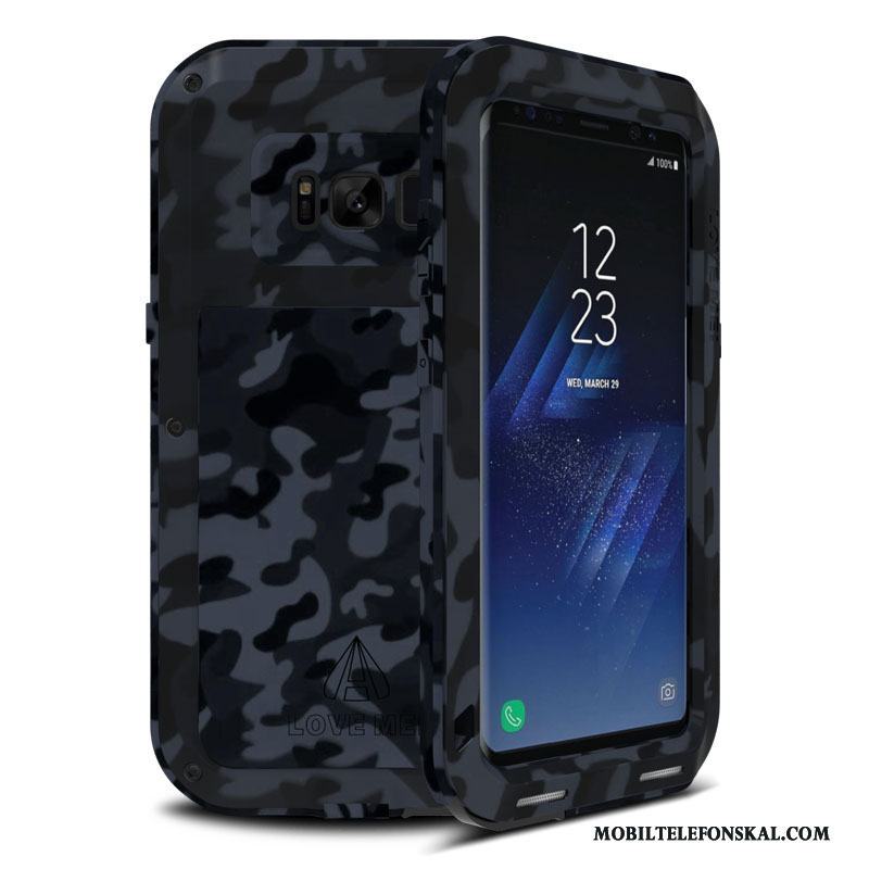 Samsung Galaxy S8+ Skal Trend Kamouflage Grå Stjärna Personlighet Fallskydd Kreativa