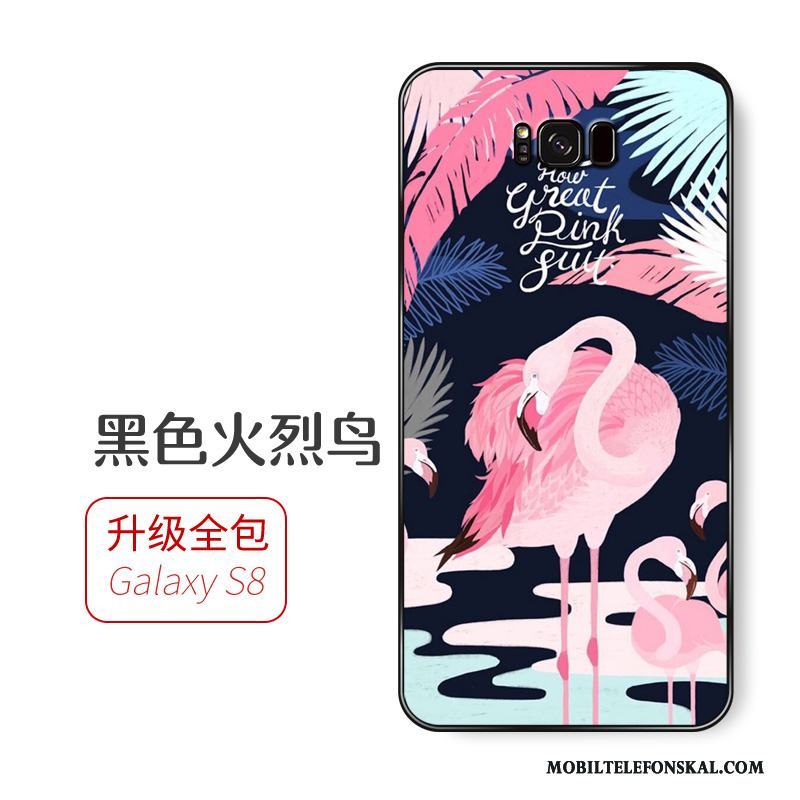 Samsung Galaxy S8+ Skydd Silikon Tecknat Fallskydd Blå Skal Telefon All Inclusive