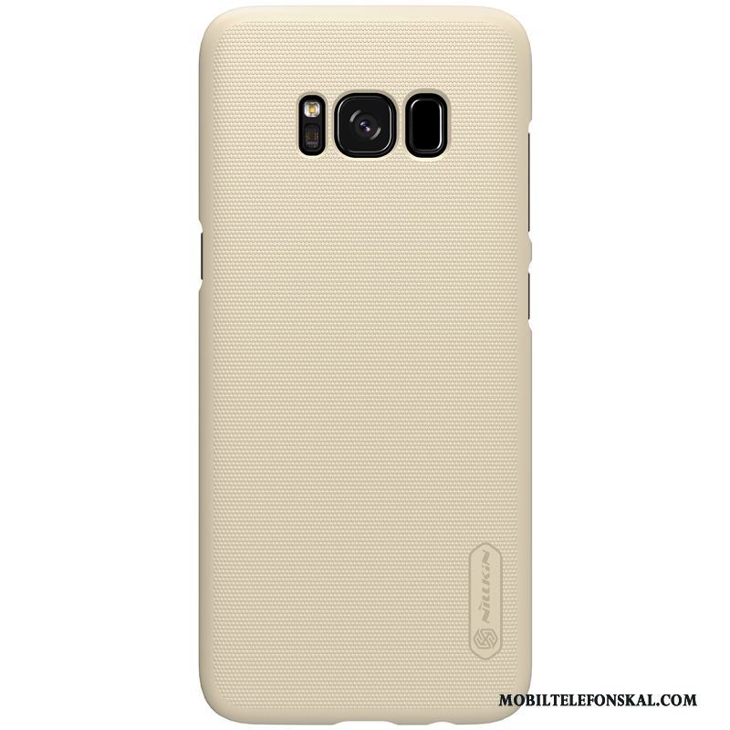 Samsung Galaxy S8+ Skydd Svart Skal Telefon Multicolor Nubuck Guld Stjärna