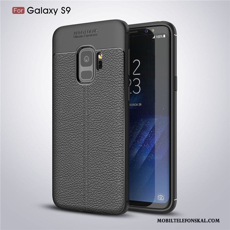 Samsung Galaxy S9 All Inclusive Skal Telefon Svart Silikon Stjärna Fodral Mjuk