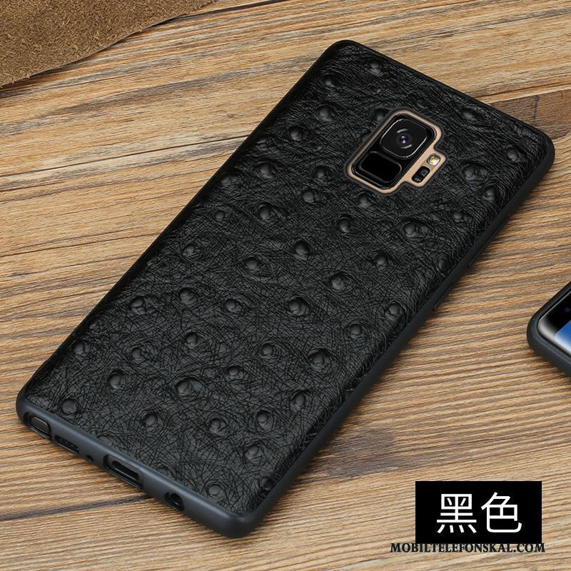 Samsung Galaxy S9 Fallskydd All Inclusive Kreativa Läderfodral Skal Telefon Stjärna Personlighet