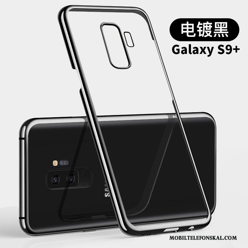 Samsung Galaxy S9+ Fallskydd Transparent Stjärna Skal Telefon All Inclusive Fodral Blå