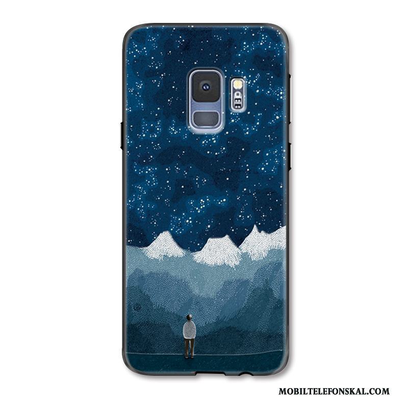 Samsung Galaxy S9 Fodral Gul Skal Telefon Silikon Skydd Kreativa Målade