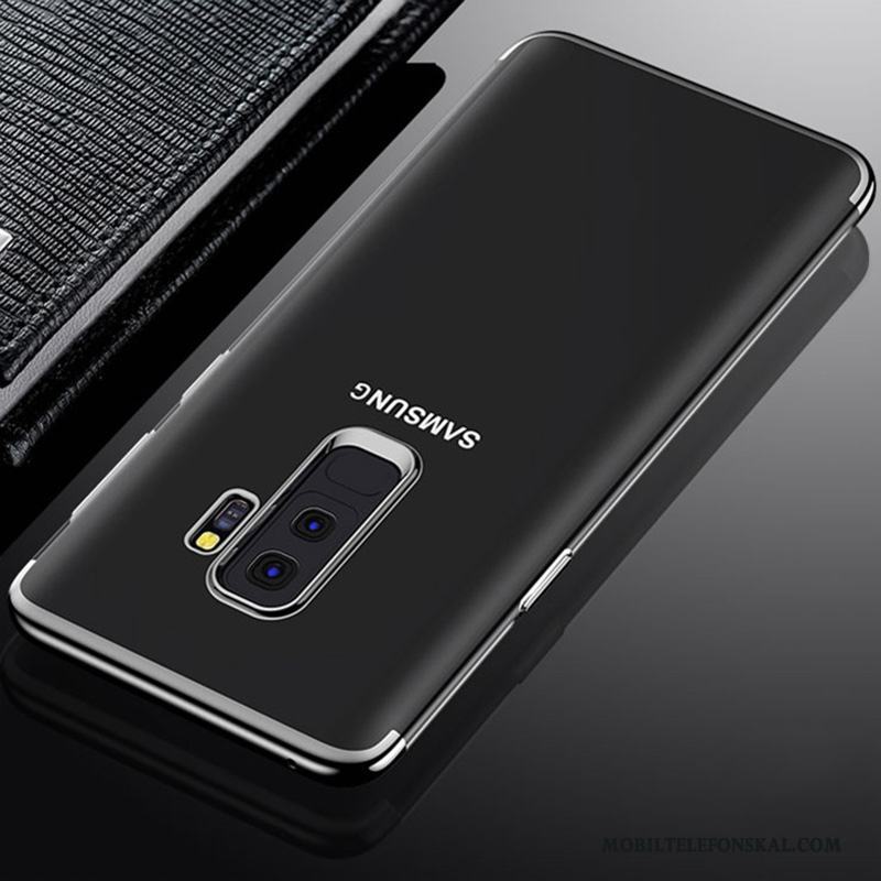 Samsung Galaxy S9 Guld Trend Transparent Fallskydd Silikon Stjärna Skal Telefon